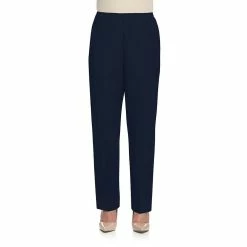 Alfred Dunner Shop 46 Women's Alfred Dunner Pull-On Straight-Leg Pants
