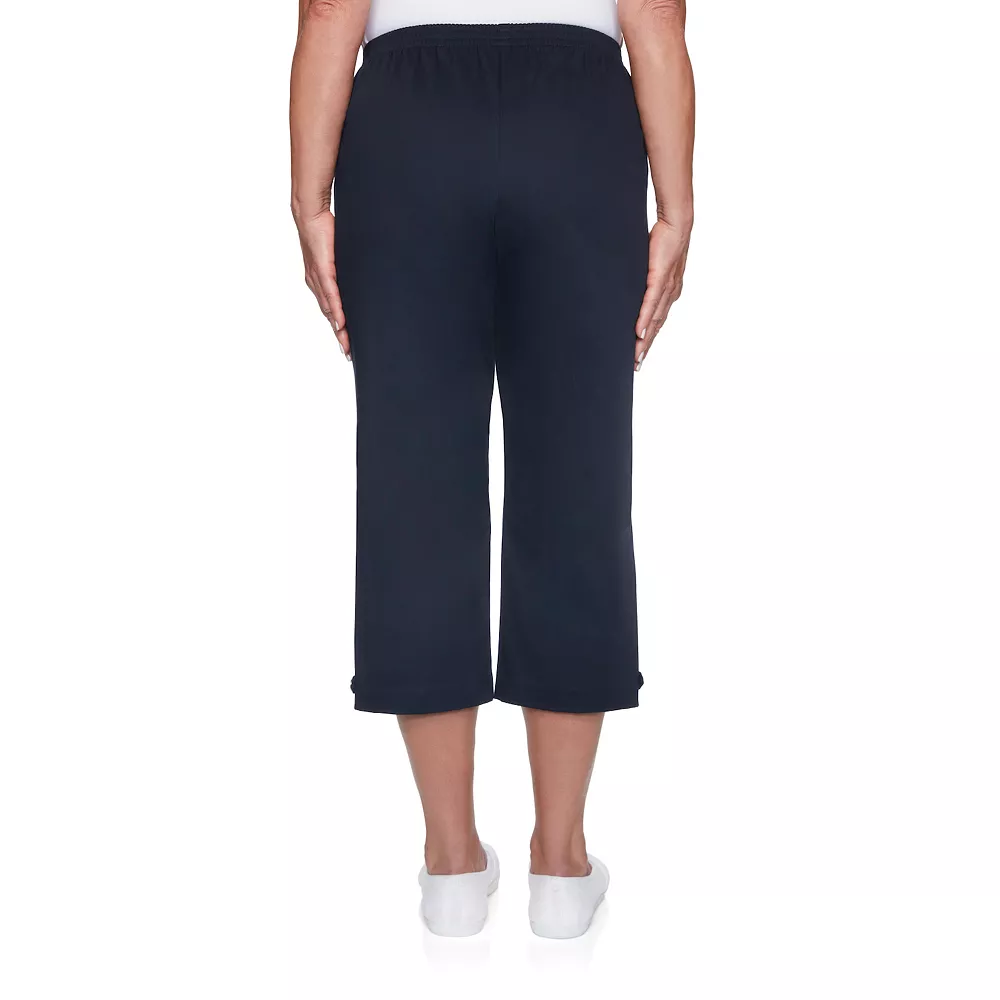Petite Alfred Dunner Twill Capri Pants 5 Petite Alfred Dunner Twill Capri Pants - Image 5