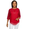Women's Alfred Dunner Popcorn Knit Top