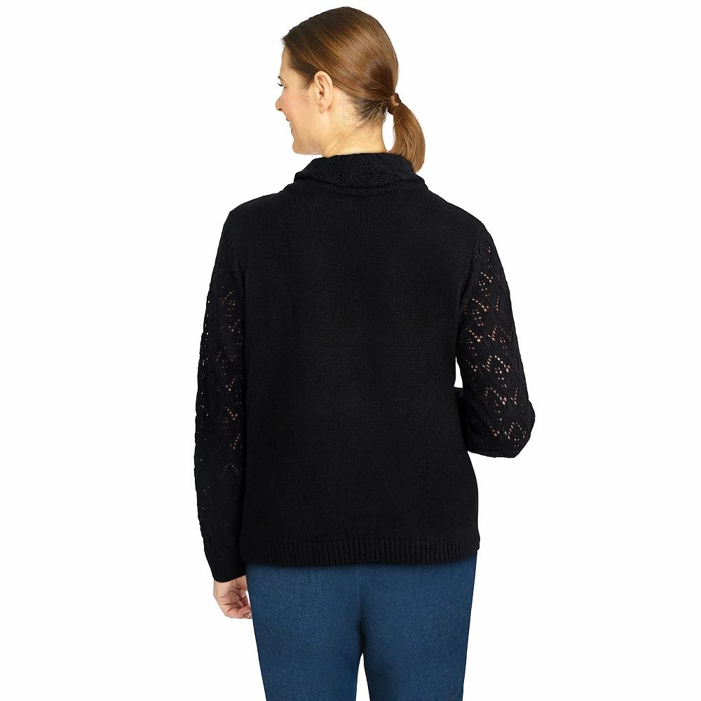 Plus Size Alfred Dunner Scarf Sweater 2 Plus Size Alfred Dunner Scarf Sweater - Image 2