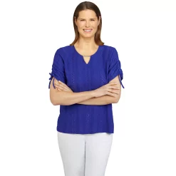 Women's Alfred Dunner Eyelet Top