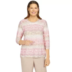Alfred Dunner Shop 22 Women's Alfred Dunner Biadere Knit Top