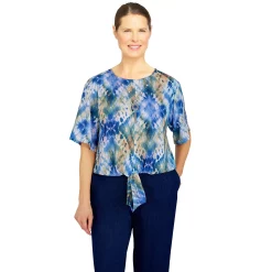 Petite Alfred Dunner Tie Dye Shirt