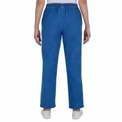 Women's Alfred Dunner Pull-On Proportioned High-Waisted Straight-Leg Pants 7 Women's Alfred Dunner Pull-On Proportioned High-Waisted Straight-Leg Pants -Alfred Dunner Shop 5624173 ALT