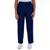 Women's Alfred Dunner Pull-On Proportioned High-Waisted Straight-Leg Pants