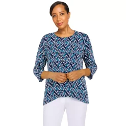 Women's Alfred Dunner Classics Geometric Top