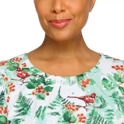 Women's Alfred Dunner Classics Cardinals Top -Alfred Dunner Shop 5721180 ALT4