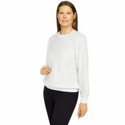 Women's Alfred Dunner Classics Asymmetric Floral Pullover -Alfred Dunner Shop 5721186 ALT2