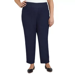 Plus Size Alfred Dunner Classics Pull-On Straight-Leg Pants