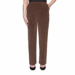 Petite Alfred Dunner Classics Corduroy Pull-On Straight-Leg Pants