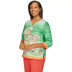 Plus Size Alfred Dunner Tiki Time Scenic Embellished Top 6 Plus Size Alfred Dunner Tiki Time Scenic Embellished Top -Alfred Dunner Shop 5725645 ALT2