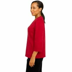 Women's Alfred Dunner Empire State Faux-Suede Sleeve Jacket -Alfred Dunner Shop 5771210 ALT3