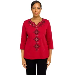 Women's Alfred Dunner Empire State Solid Top