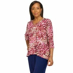 Petite Alfred Dunner Sloane Street Abstract Geometric Print Top 7 Petite Alfred Dunner Sloane Street Abstract Geometric Print Top -Alfred Dunner Shop 5812475 ALT2