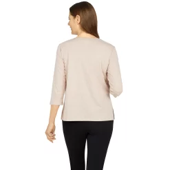 Women's Alfred Dunner Classics Tossed Floral Top -Alfred Dunner Shop 5833123 ALT