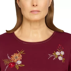 Women's Alfred Dunner Classics Tossed Floral Top -Alfred Dunner Shop 5833123 ALT4