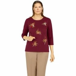 Women's Alfred Dunner Classics Tossed Floral Top