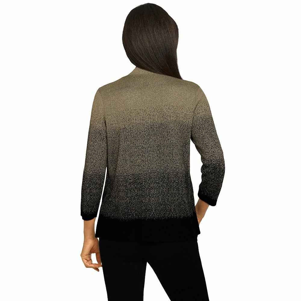 Petite Alfred Dunner Classics Ombre Shimmer Sweater 3 Petite Alfred Dunner Classics Ombre Shimmer Sweater - Image 3
