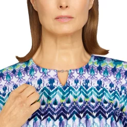 Plus Size Alfred Dunner Classics Biadere Print Sweater -Alfred Dunner Shop 5835918 ALT4