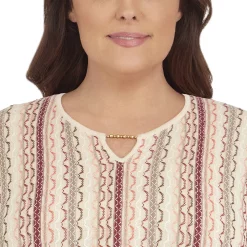 Plus Size Alfred Dunner Sorrento Vertical Texture Sweater 9 Plus Size Alfred Dunner Sorrento Vertical Texture Sweater -Alfred Dunner Shop 5847824 ALT4