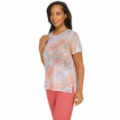 Petite Alfred Dunner Key Largo Medallion Ombre Print Top -Alfred Dunner Shop 5848728 ALT2