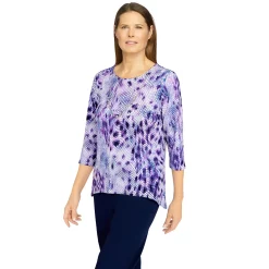 Petite Alfred Dunner Picture Perfect Abstract Reptile Print Top 7 Petite Alfred Dunner Picture Perfect Abstract Reptile Print Top -Alfred Dunner Shop 5864781 ALT2