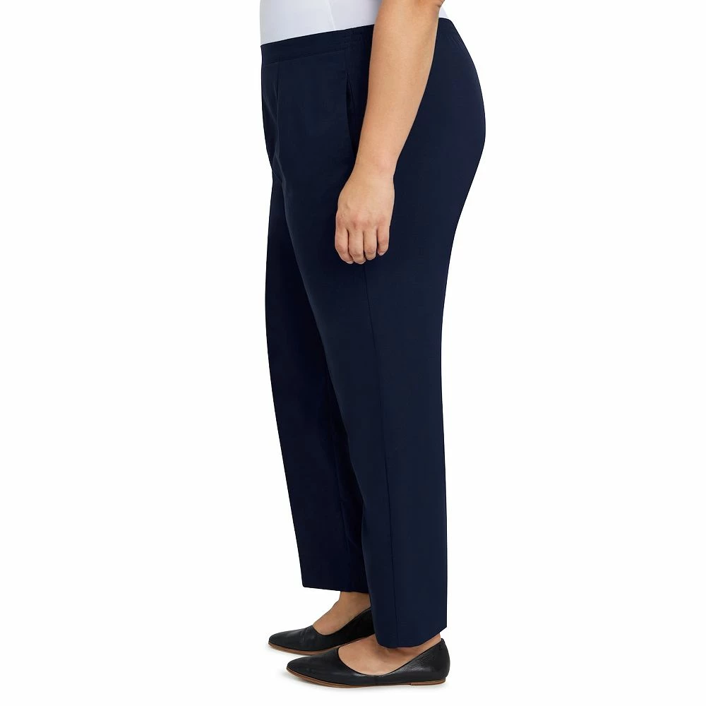 Plus Size Alfred Dunner Picture Perfect Microfiber Twill Straight-Leg Pants 5 Plus Size Alfred Dunner Picture Perfect Microfiber Twill Straight-Leg Pants - Image 5
