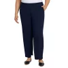 Plus Size Alfred Dunner Picture Perfect Microfiber Twill Straight-Leg Pants