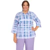 Plus Size Alfred Dunner Picture Perfect Plaid Woven Shirt