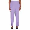 Women's Alfred Dunner Picture Perfect Microfiber Twill Straight-Leg Pants