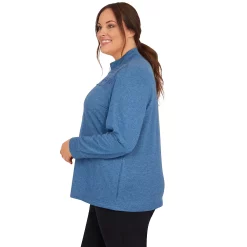 Plus Size Alfred Dunner Funnelneck Long Sleeve Jacket -Alfred Dunner Shop 5907821 ALT3