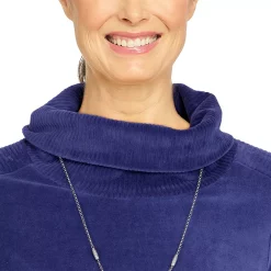 Women's Alfred Dunner Big Easy Velour Top -Alfred Dunner Shop 5959113 ALT4