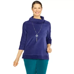 Women's Alfred Dunner Big Easy Velour Top