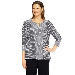 Women's Alfred Dunner Theater District Texture Top