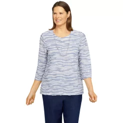 Women's Alfred Dunner Shenandoah Valley Texture Print Top