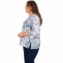 Plus Size Alfred Dunner Shenedoah Valley Leaf Print Top 8 Plus Size Alfred Dunner Shenedoah Valley Leaf Print Top -Alfred Dunner Shop 5960355 ALT3
