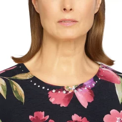 Petite Alfred Dunner Theater District Mixed Print Top 9 Petite Alfred Dunner Theater District Mixed Print Top -Alfred Dunner Shop 5960600 ALT4