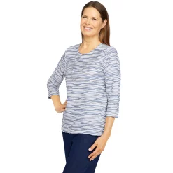 Petite Alfred Dunner Shenandoah Valley Texture Print Top 7 Petite Alfred Dunner Shenandoah Valley Texture Print Top -Alfred Dunner Shop 5960636 ALT2