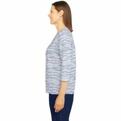 Petite Alfred Dunner Shenandoah Valley Texture Print Top 8 Petite Alfred Dunner Shenandoah Valley Texture Print Top -Alfred Dunner Shop 5960636 ALT3