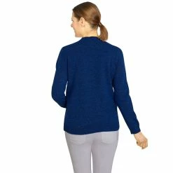 Women's Alfred Dunner Classics Cashmelon Mockneck Sweater -Alfred Dunner Shop 6009578 ALT