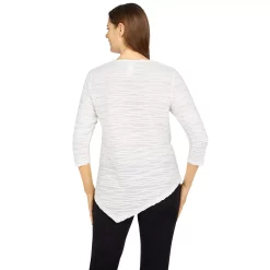 Women's Alfred Dunner Classics Solid Texture Top 16 Women's Alfred Dunner Classics Solid Texture Top -Alfred Dunner Shop 6009728 ALT