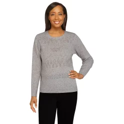 Alfred Dunner Shop 4 Women's Alfred Dunner Classics Cashmelon Sweater