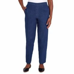 Women's Alfred Dunner Bright Idea Pull-On Straight-Leg Jeans